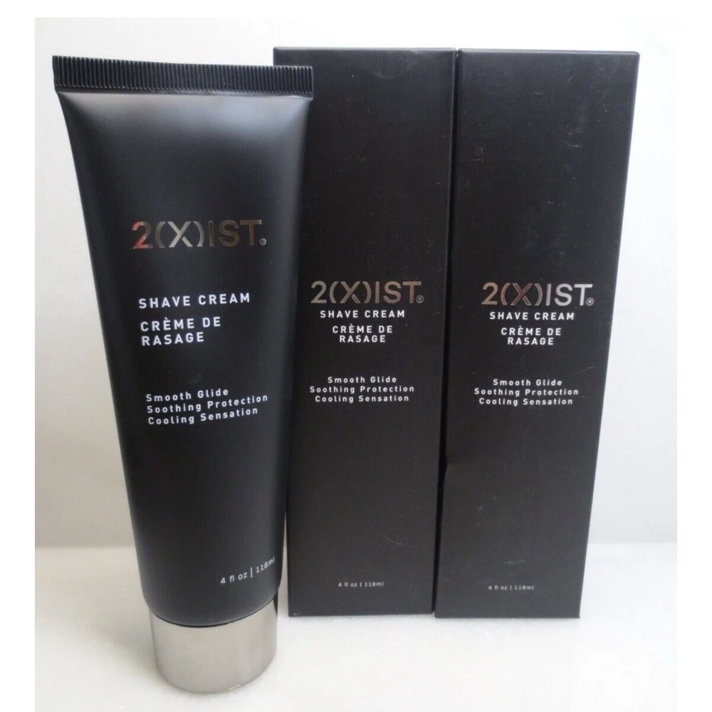 2XIST SHAVE CREAM SMOOTH GLIDE, SOOTHING PROTECTION, COOLING SENSATION 4 OZ 2PCS